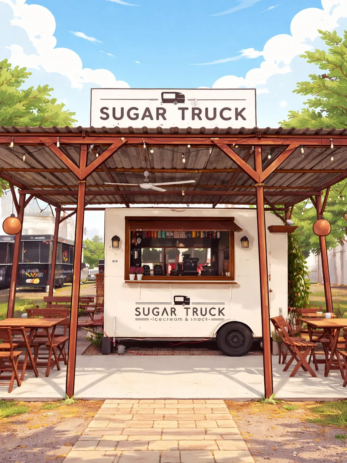 Sugar Truck ilustrado